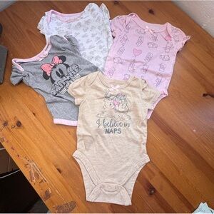 Disney baby onesie bundle size 3-6 months
